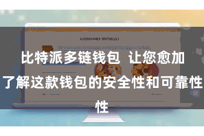 比特派多链钱包  让您愈加了解这款钱包的安全性和可靠性