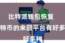 比特派钱包恢复  比特币的来回平台有好多种