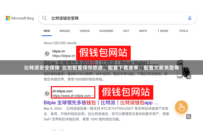 比特派安全保障 比如配置保存旅途、配置下载速率、配置文献类型等